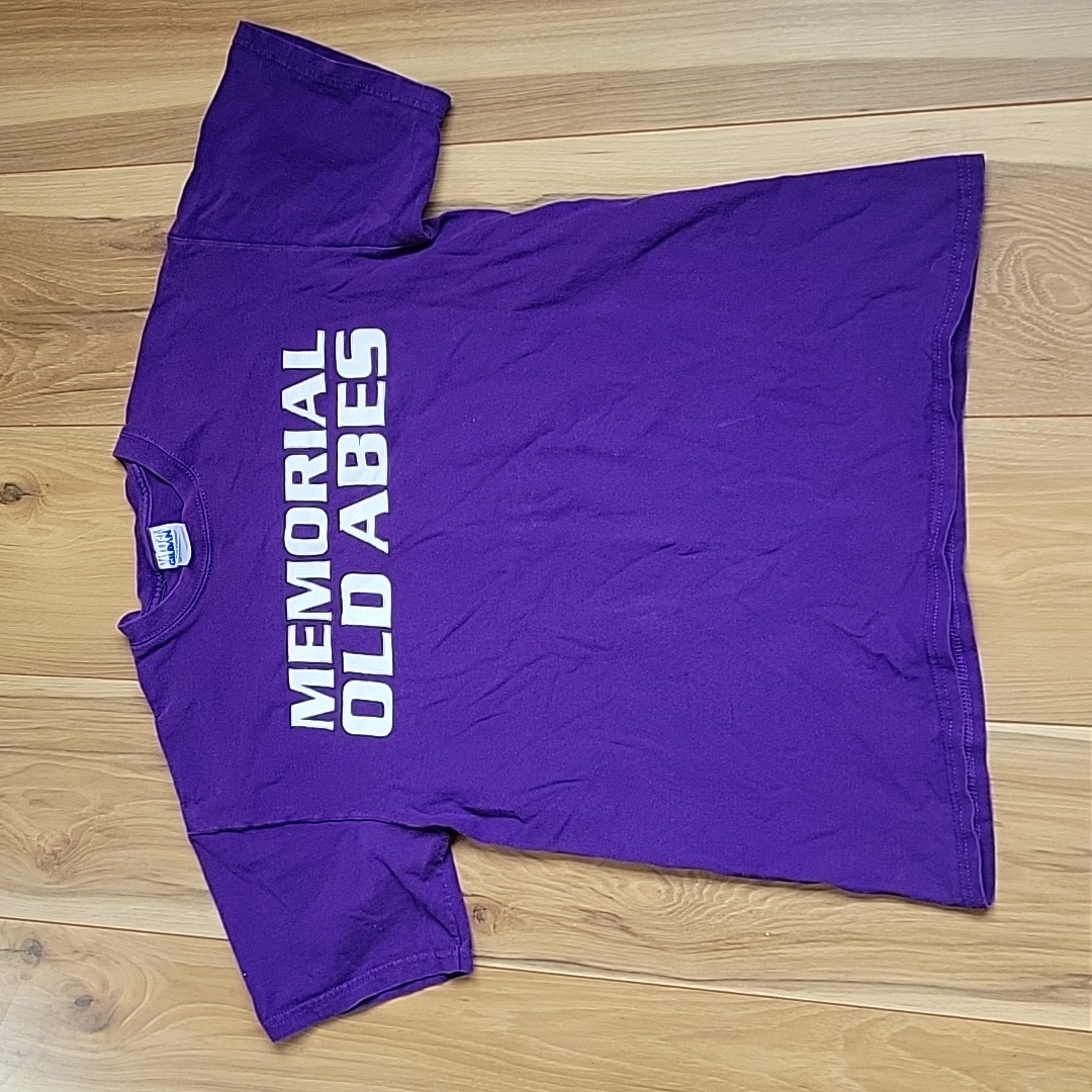 Purple Memorial Old Abes TShirt Size M
